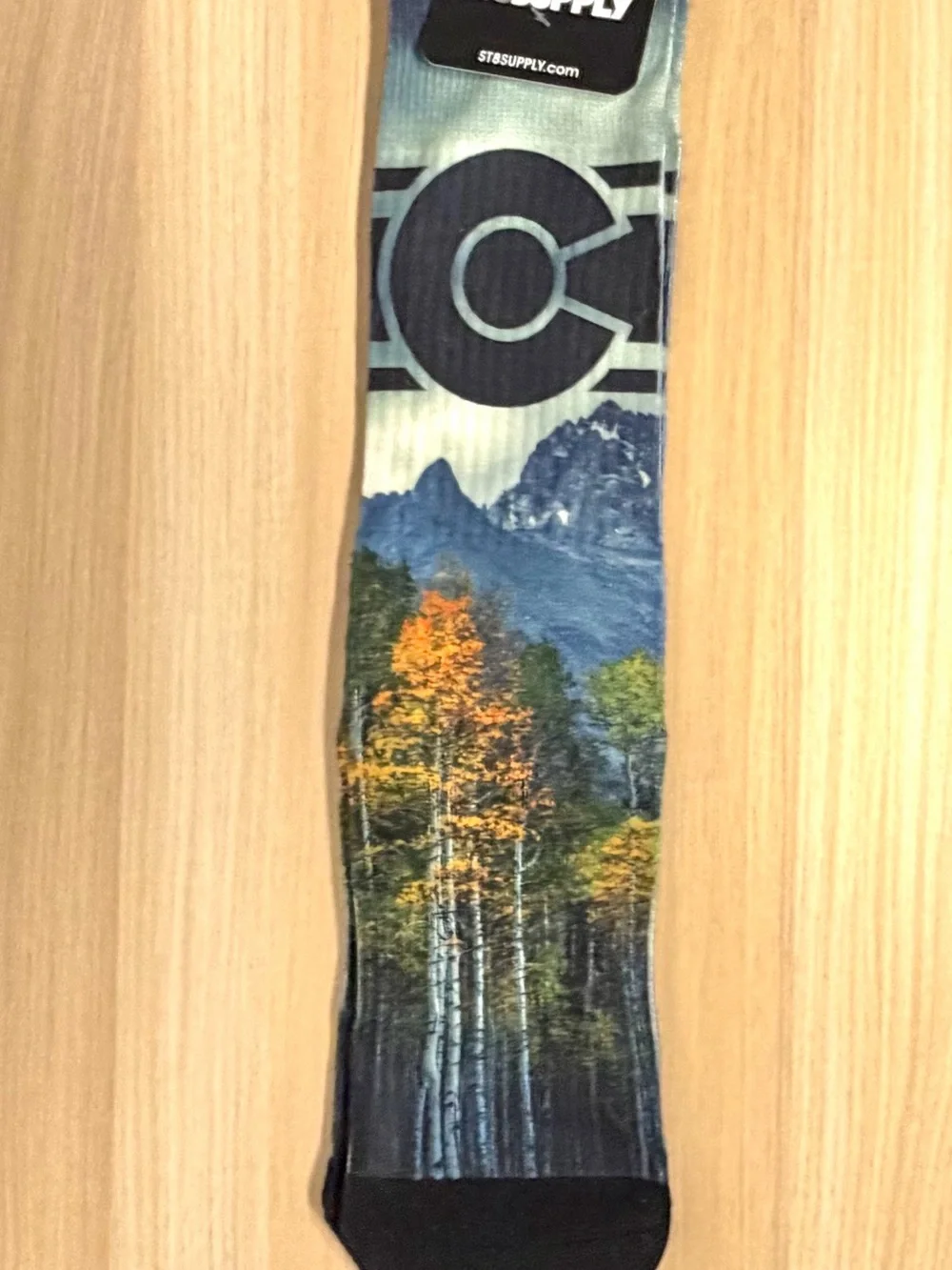 Colorado Graphic Crew Socks - Multicolor/Gray